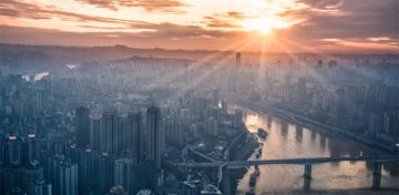 city sunrise