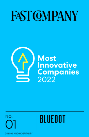 Fast Company most innovative award 2022 Bluedot