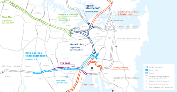 Transurban's new tunnel linking project that uses Bluedot for cashless tolling